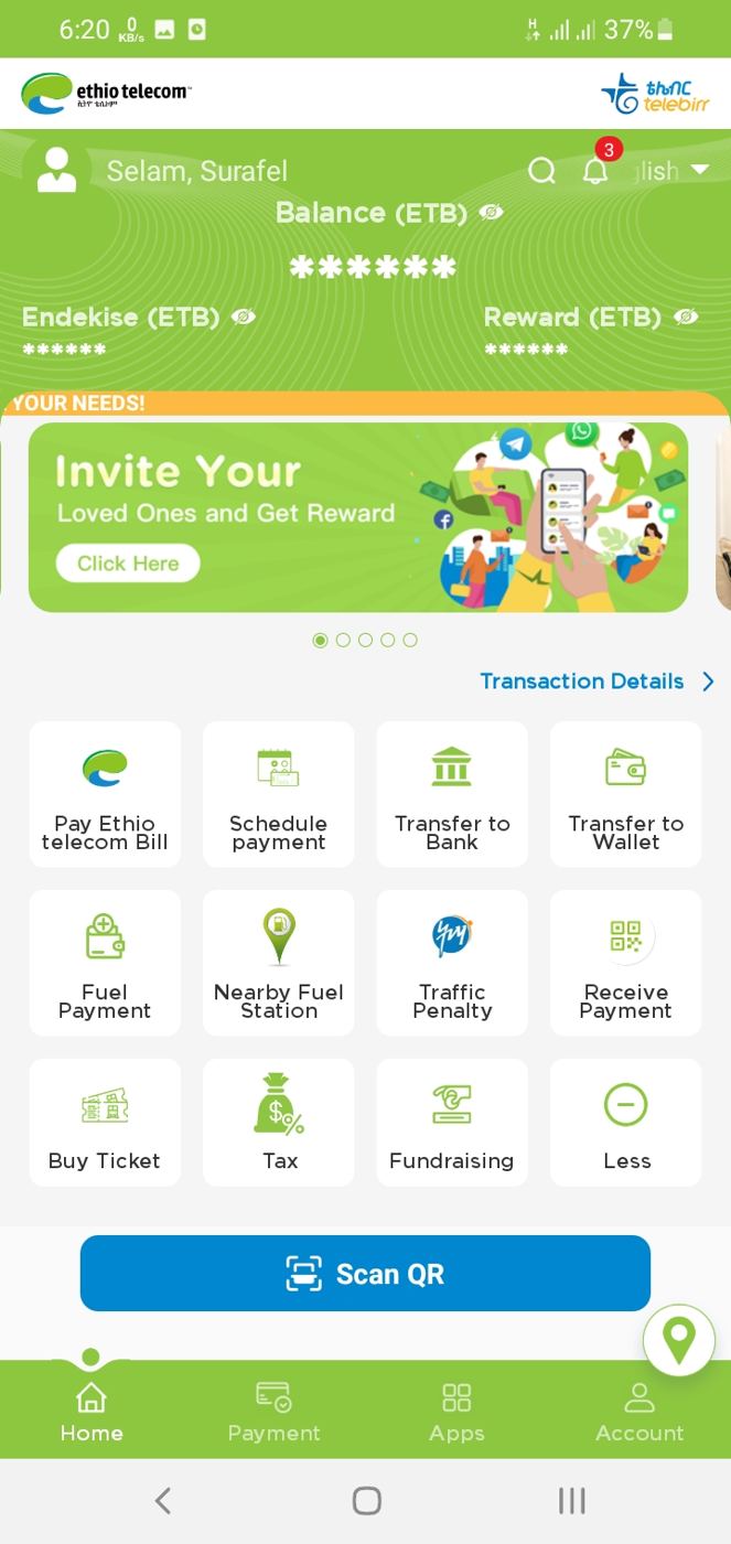Step 3: the Fundraising option